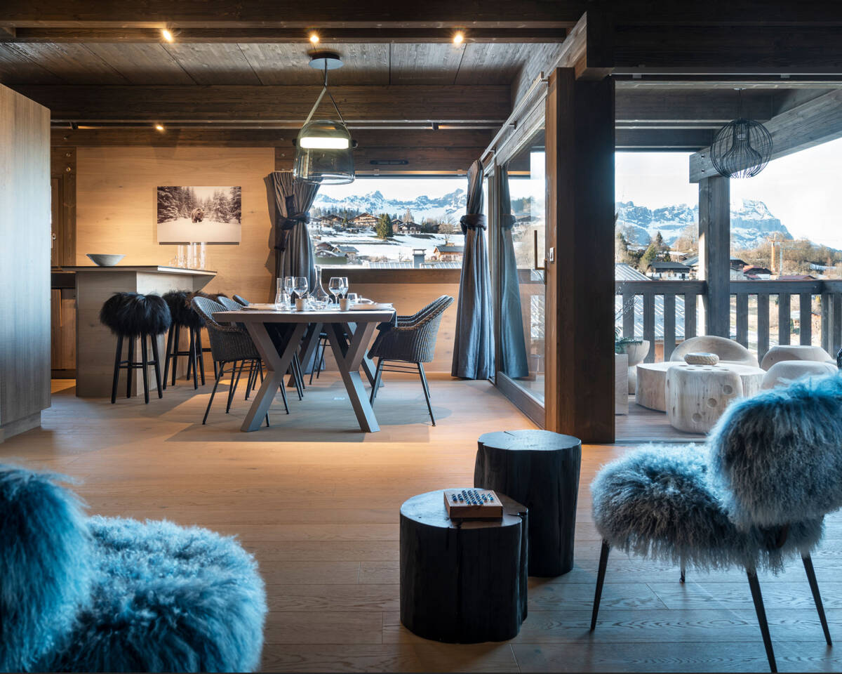 Réalisation d'un chalet haut-de-gamme | Chalets Dunoyer | AxeD