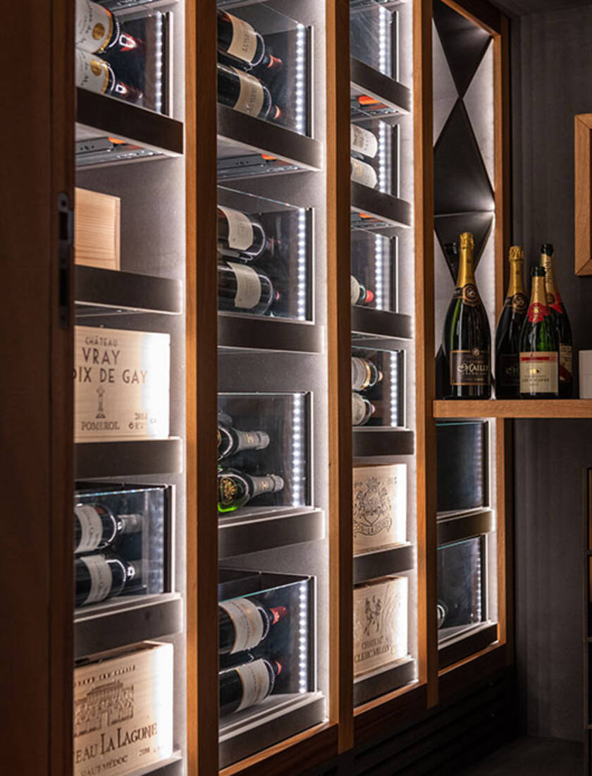 Wine cellar realisation | Joinery | Ateliers Dunoyer