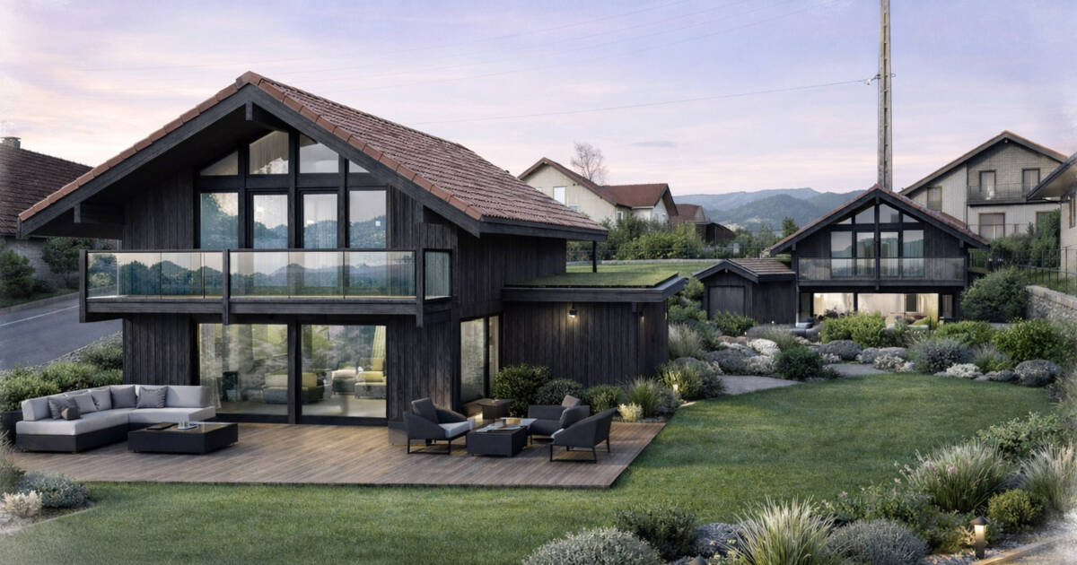 Maison contemporaine vue montagnes en vente | Dunoyer | Poisy Ronzy